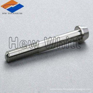 GR5 titanium hex socket taper head screw